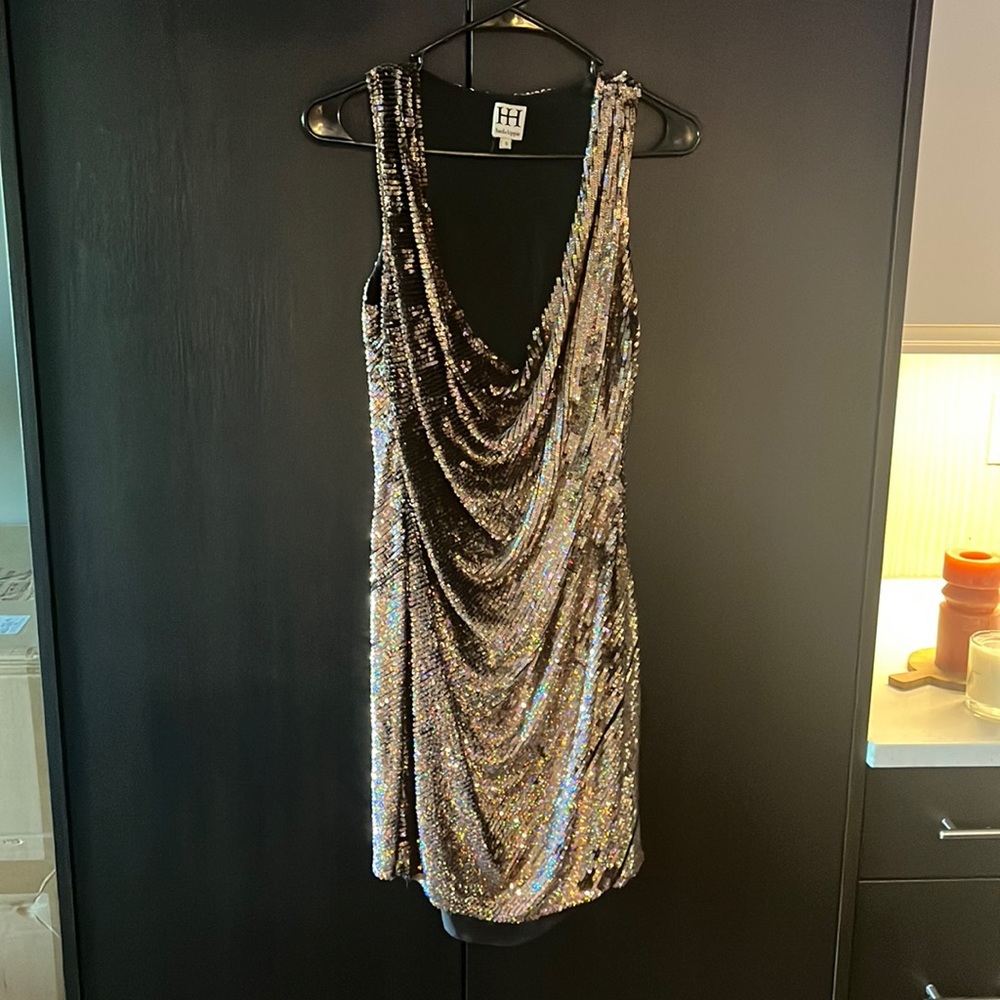 Haute Hippie Sequins Cocktail Dress